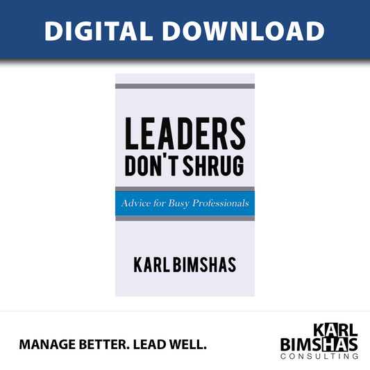 Leaders Don't Shrug - PDF