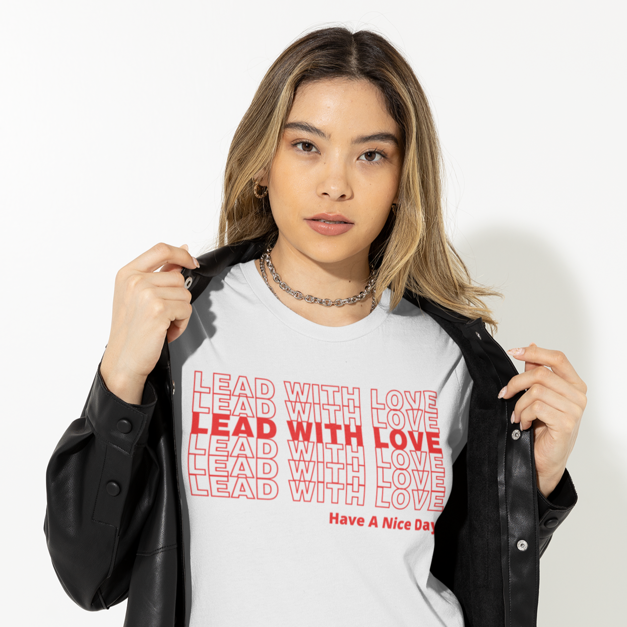 Lead With Love - Unisex Crewneck T-shirt