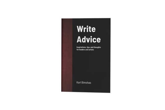 Write Advice by Karl Bimshas